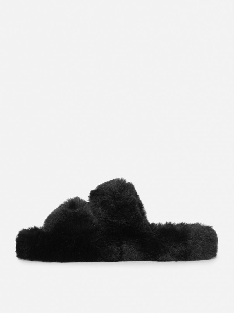 Faux Fur Slippers
