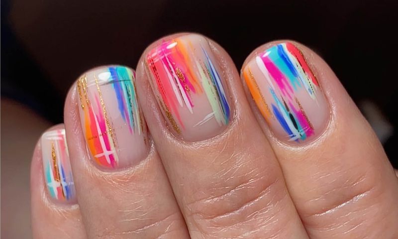 Abstract Brush Strokes