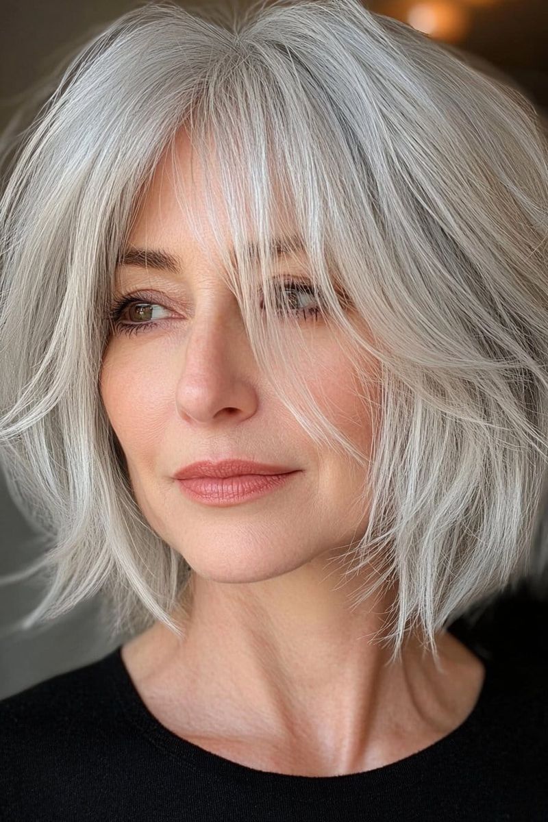 Blunt-Cut Long Layers