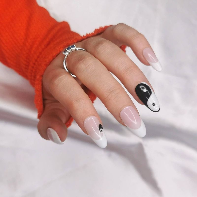 Yin-Yang French Tips