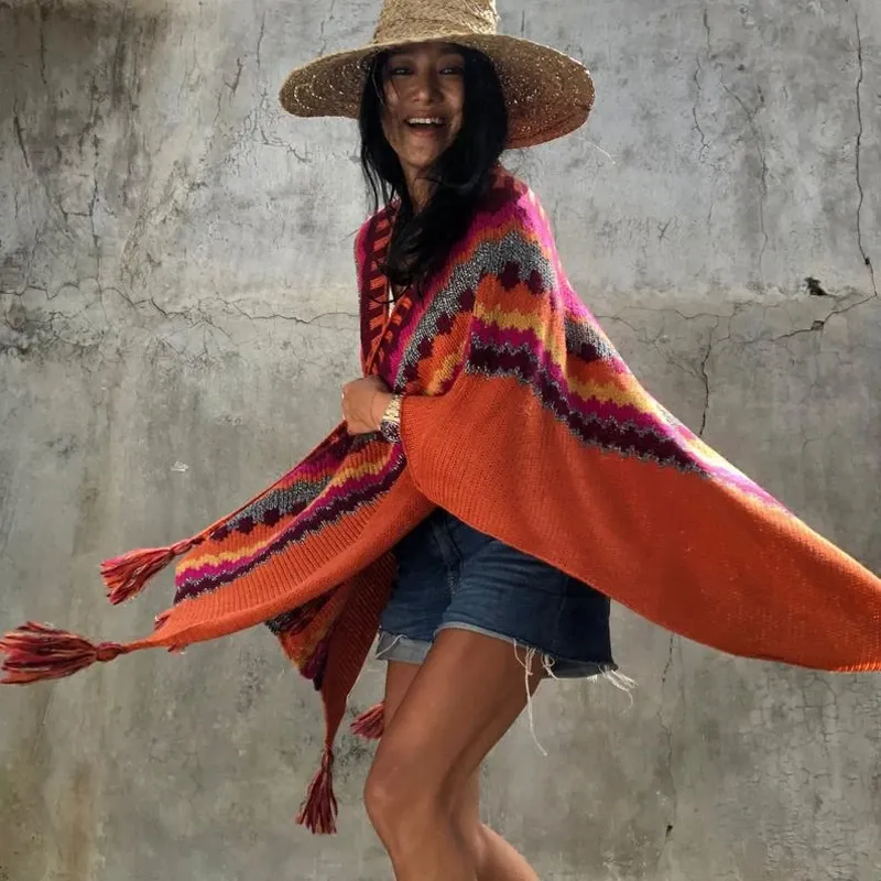 Retro-Futuristic Poncho