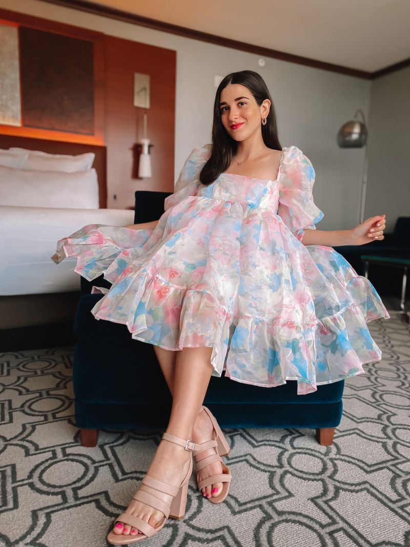 Pastel Heels with Florals