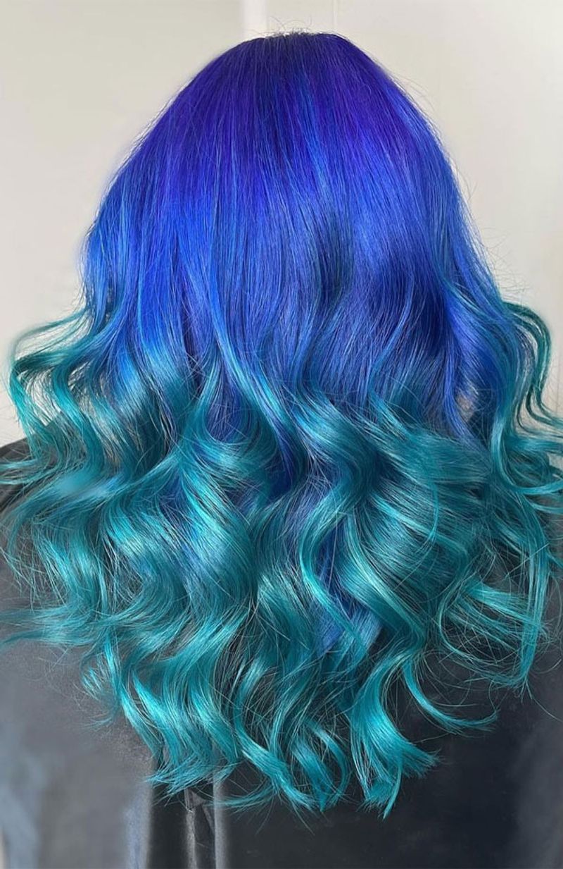 Ocean Wave Blue