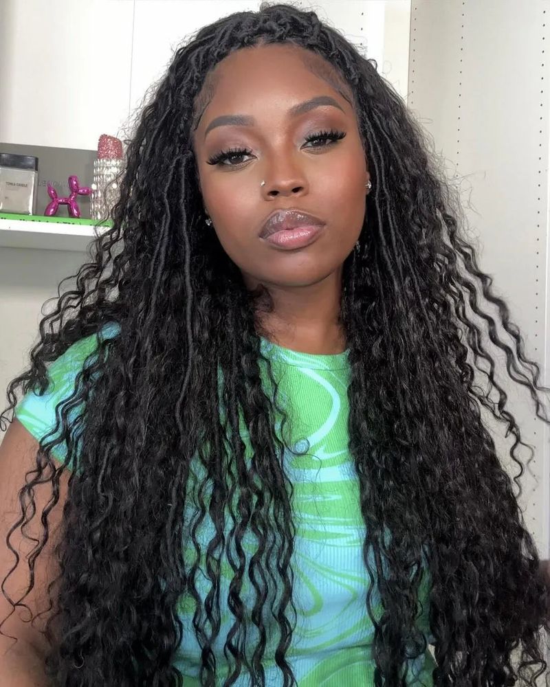 Goddess Faux Locs