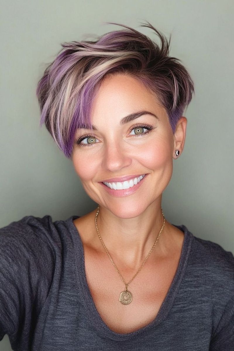Pixie con un toque de color
