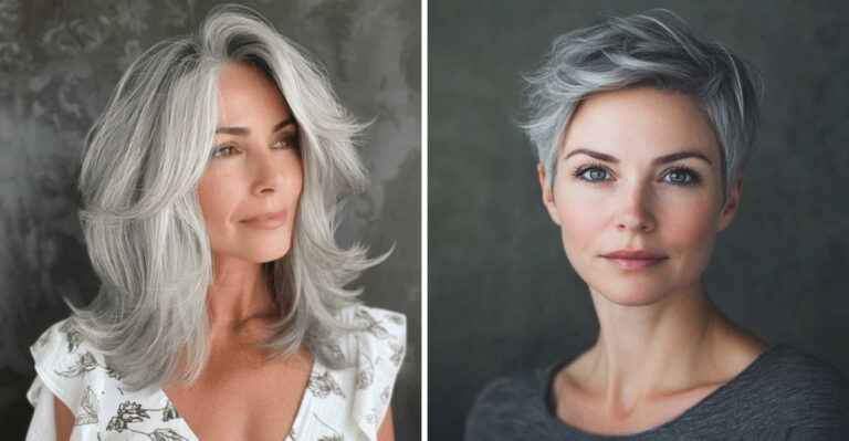 Reclaim Your Shine: 17 Haircuts That Flatter Gray Hair And Enhance Confidence
