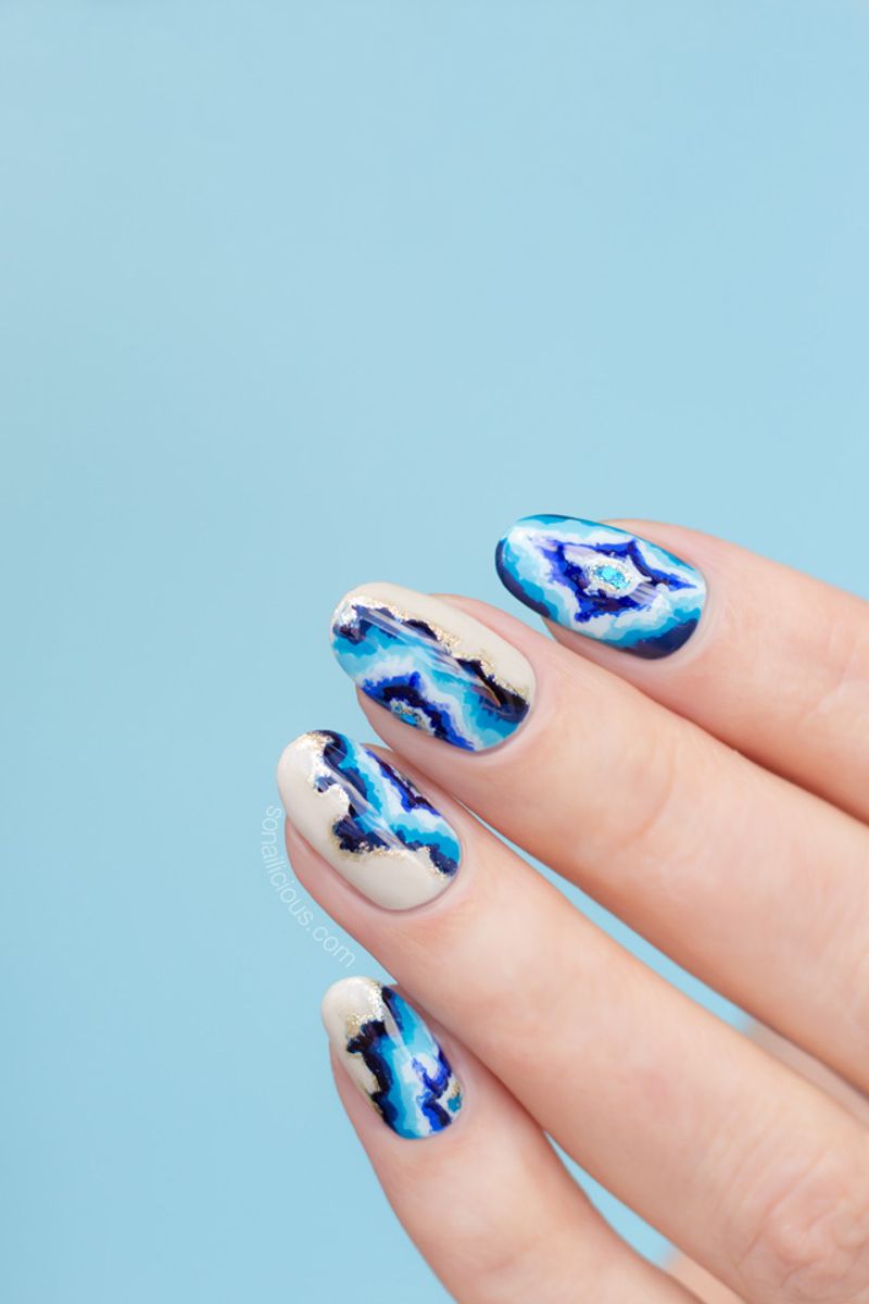 Blue Agate Inspired