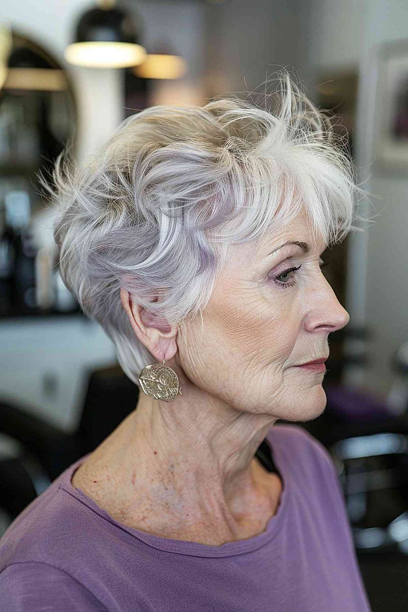 Sculpted Pixie with Sharp Edges