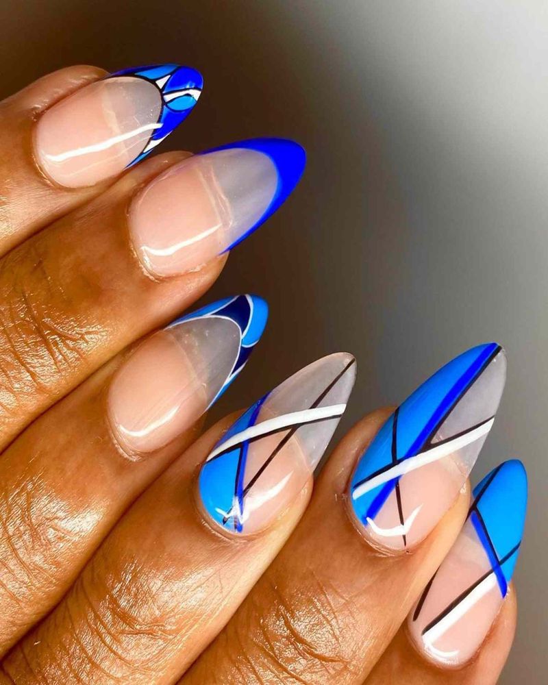 French Tips with Negative Space