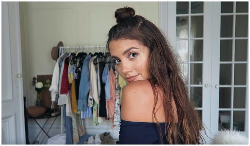 Half-Up Topknot with Volume