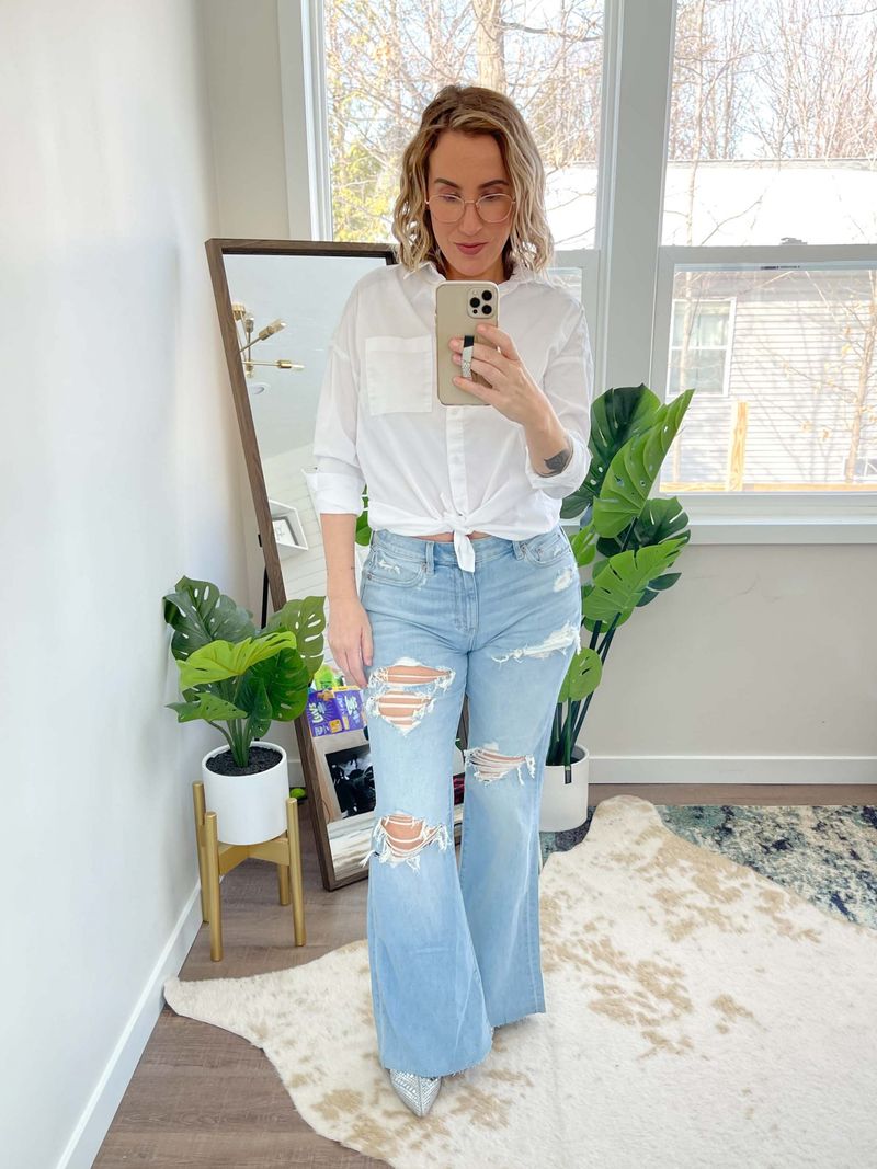 Oversized Shirt Layering