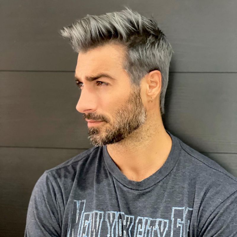 Silver Fox Fade