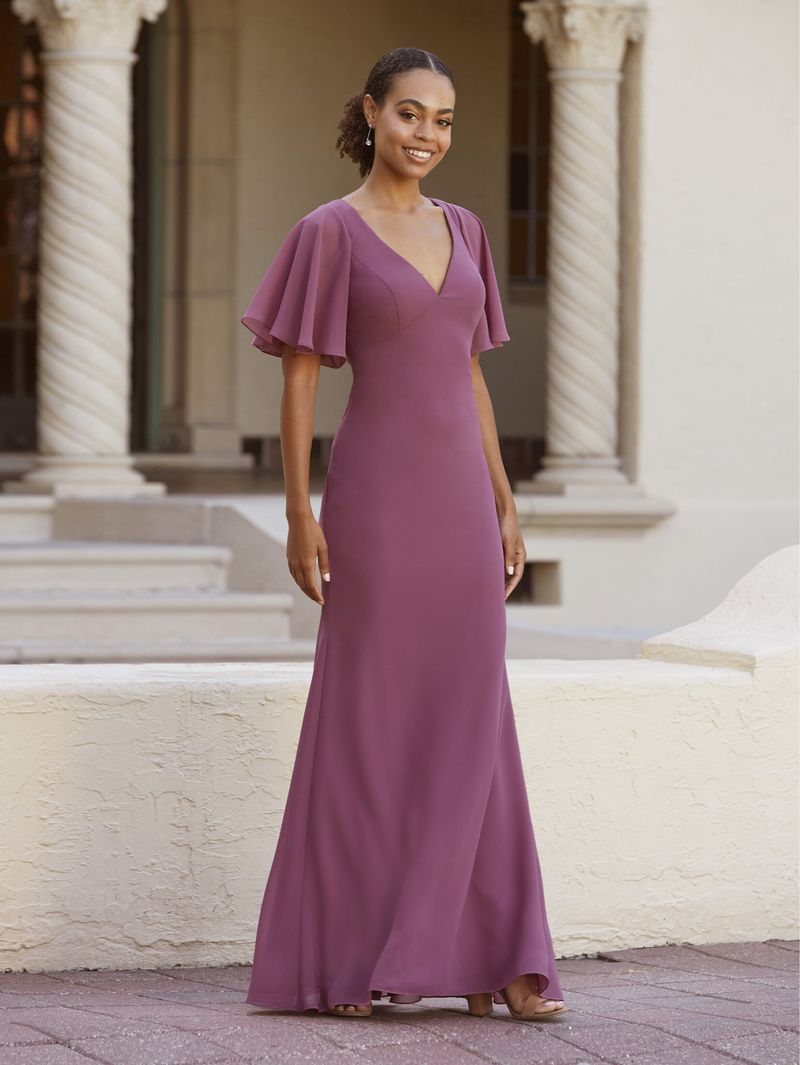 Aubergine and Dusty Rose