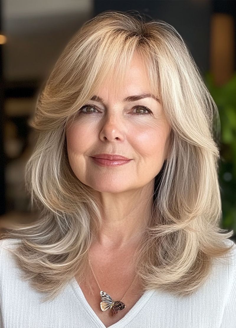 Layered Cut with Face-Framing Highlights