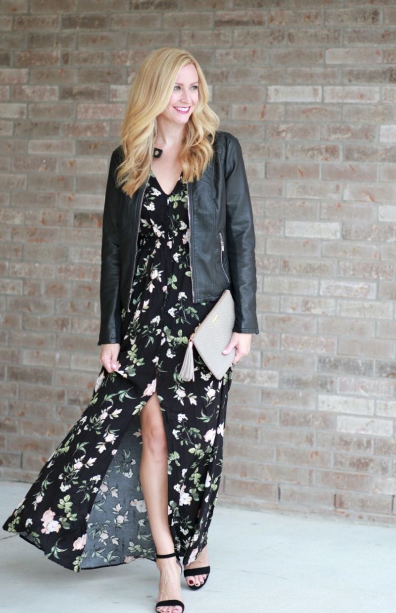 Leather Jacket For Edgy Contrast