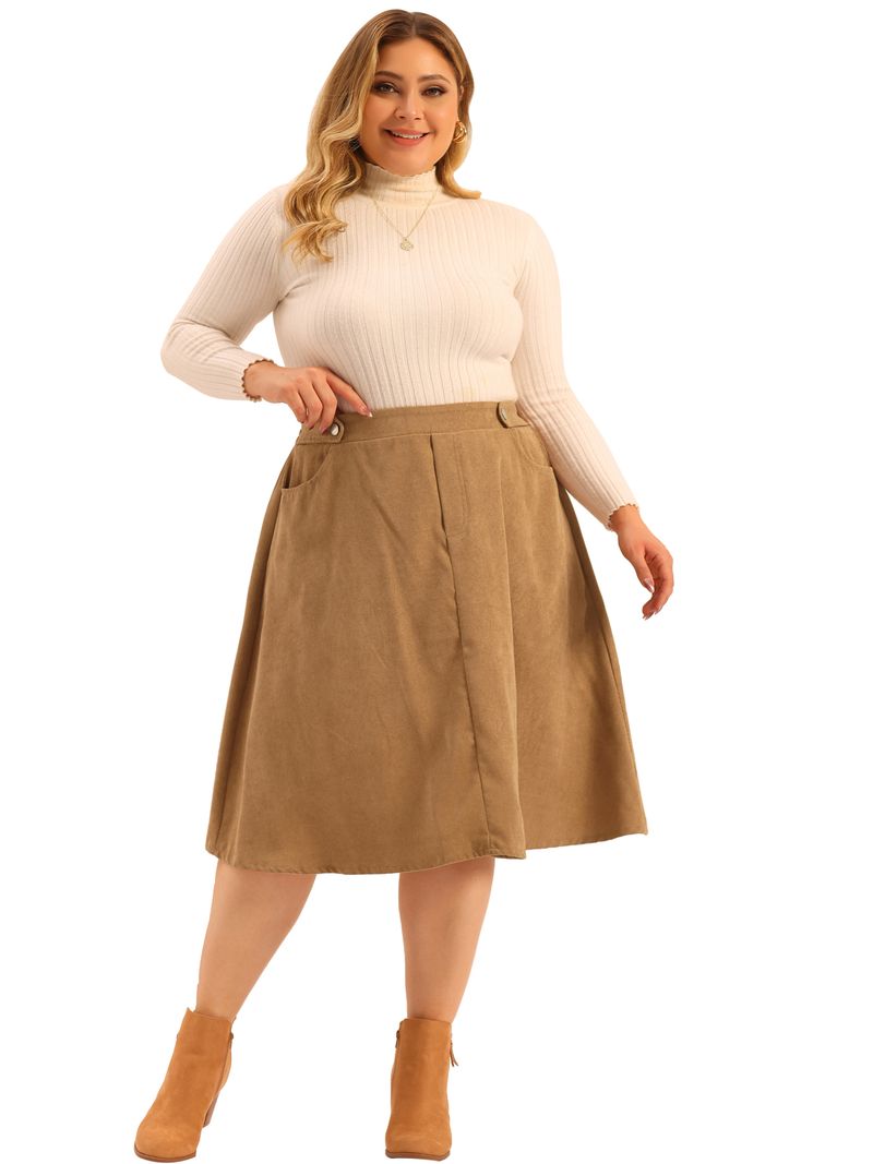 A-Line Midi Skirts