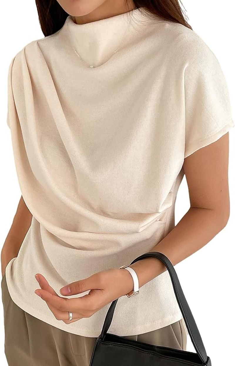 Draped Jersey Tops