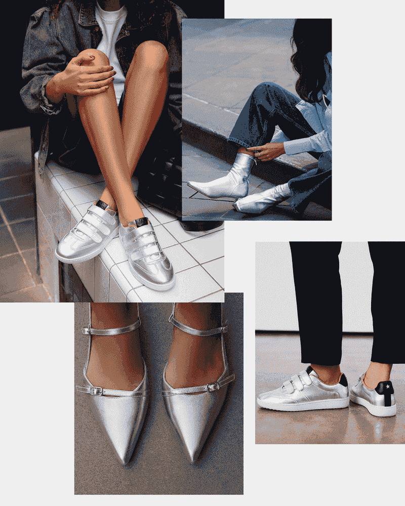 Metallic Oxfords