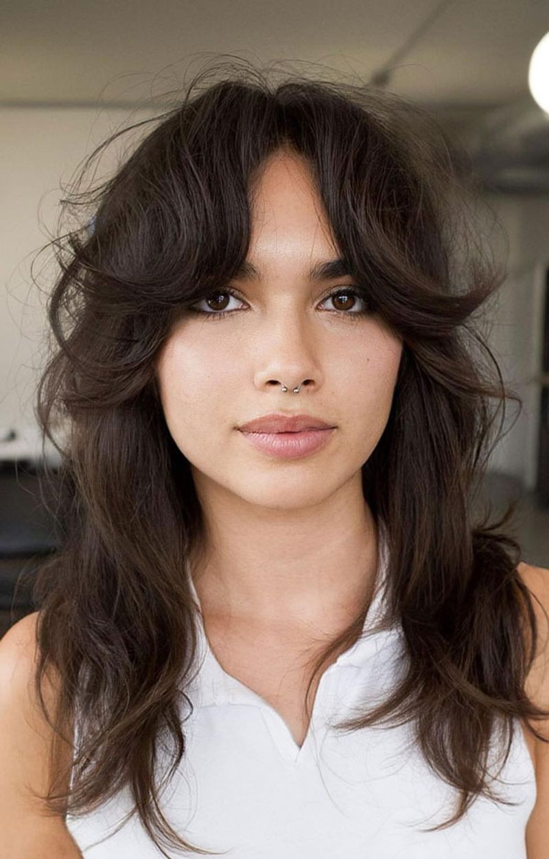 Soft Shag With Curtain Bangs