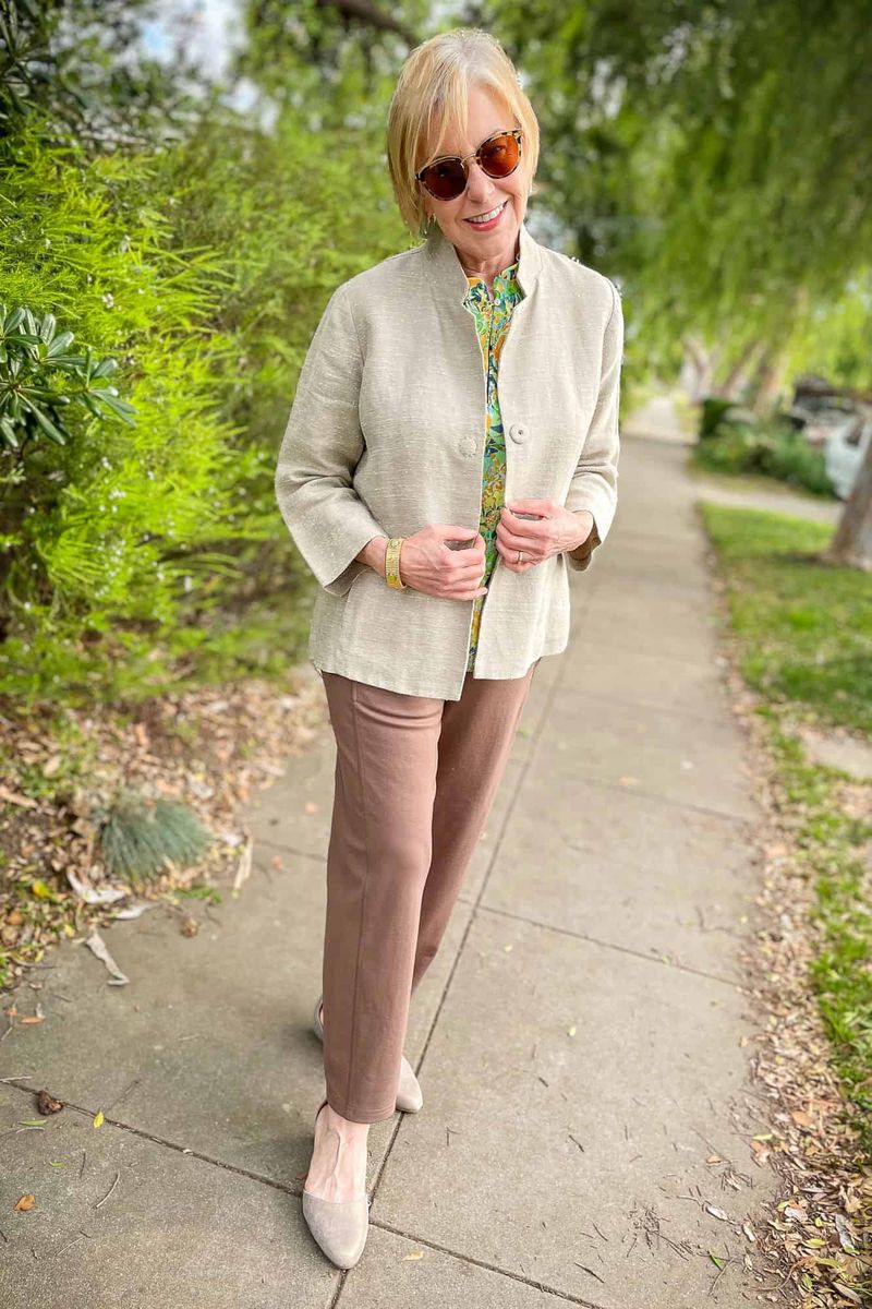 Linen Blazer for Warm Weather