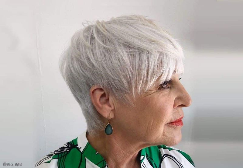 Pixie Cut with Textured Crown