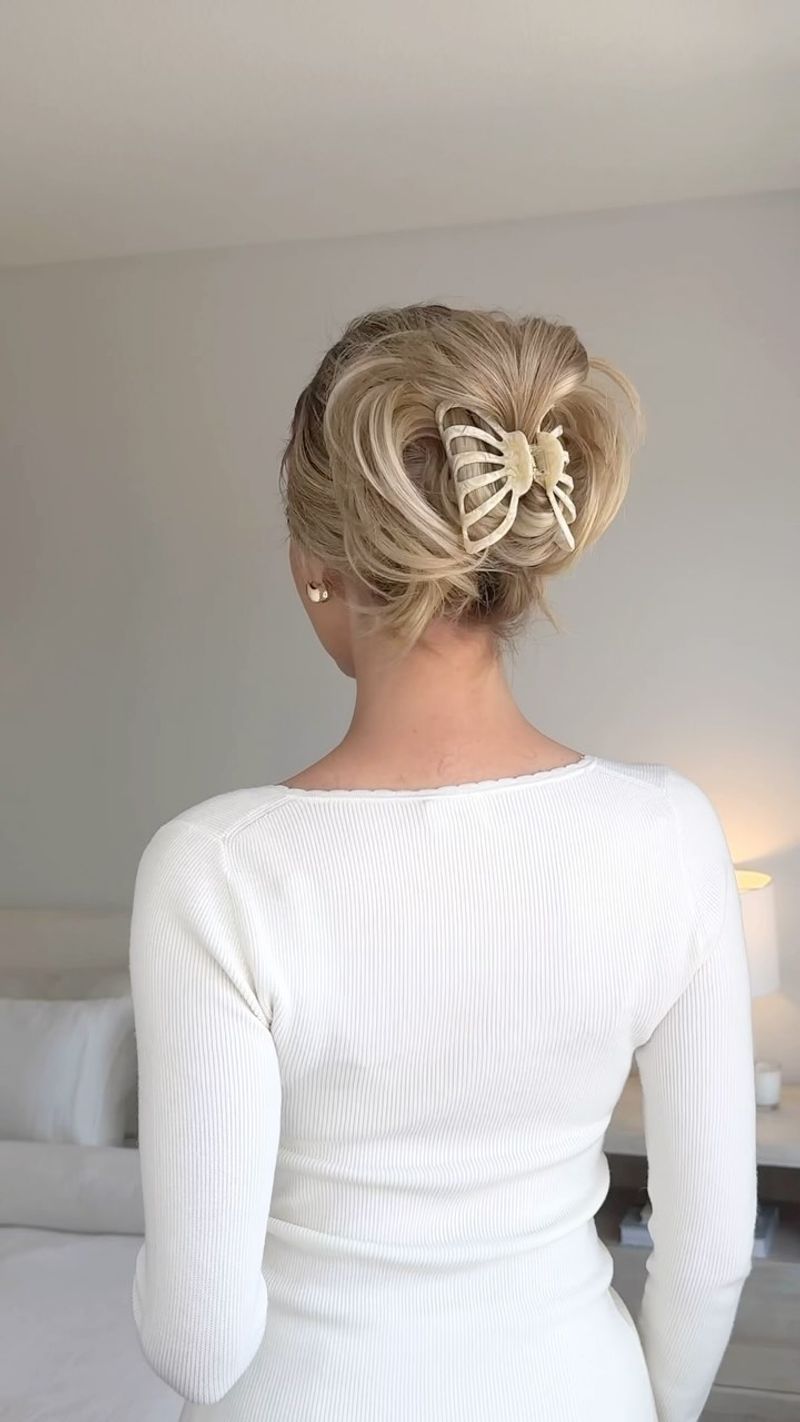 Claw Clip Casual Updos
