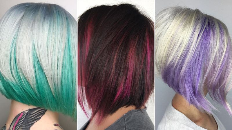 2025 Trend: The Color-Block Bob