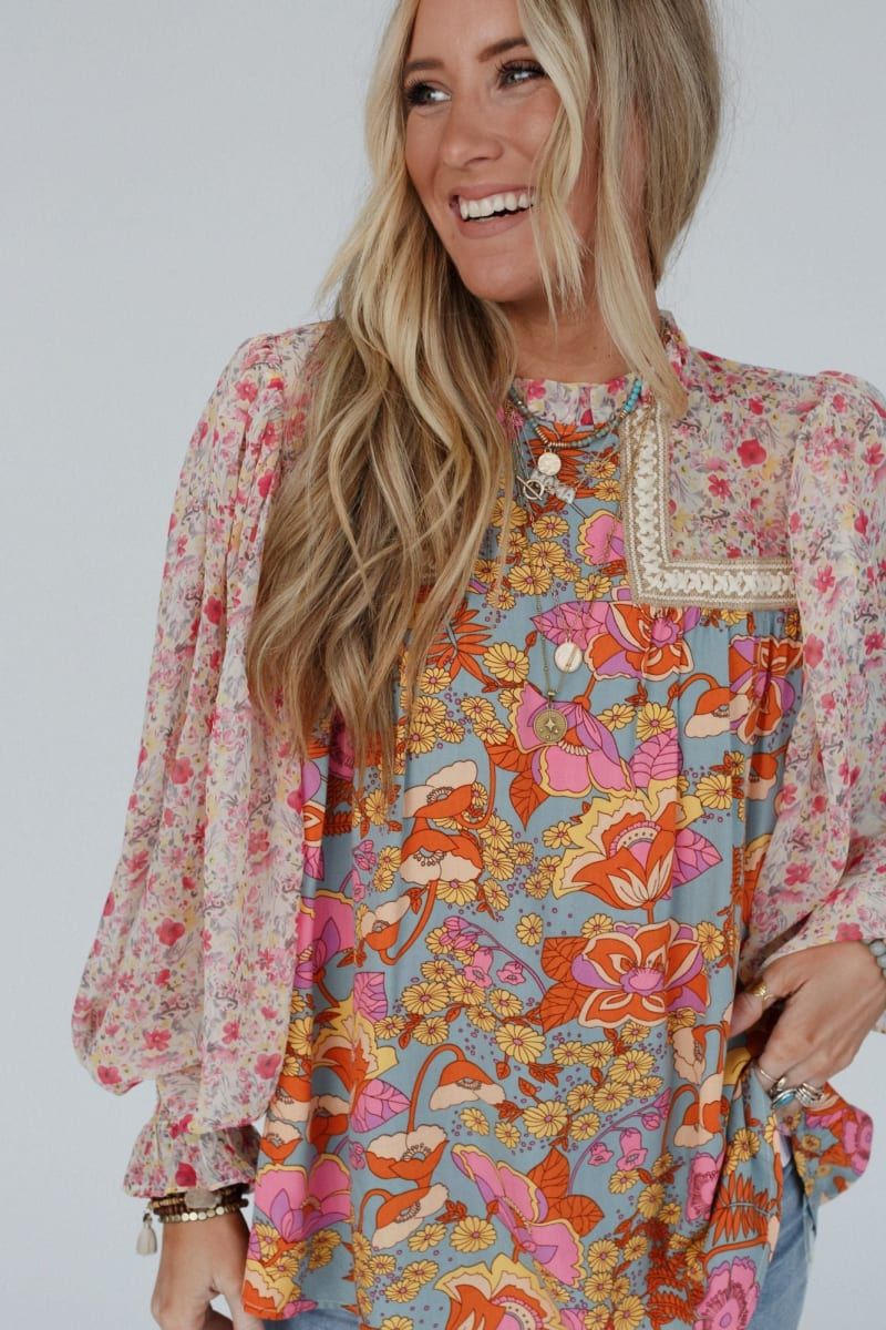 Floral Frenzy Blouse