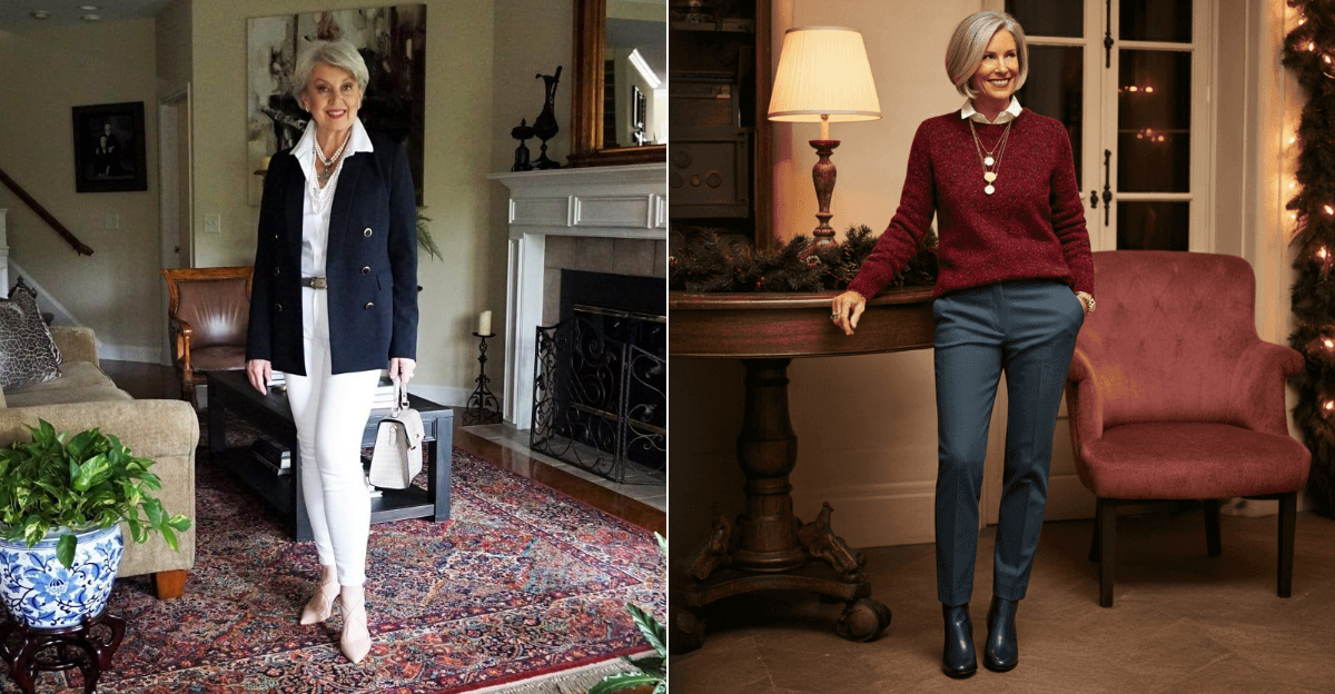 These Are The 16 Most Timeless Color Combinations For Women Over 60