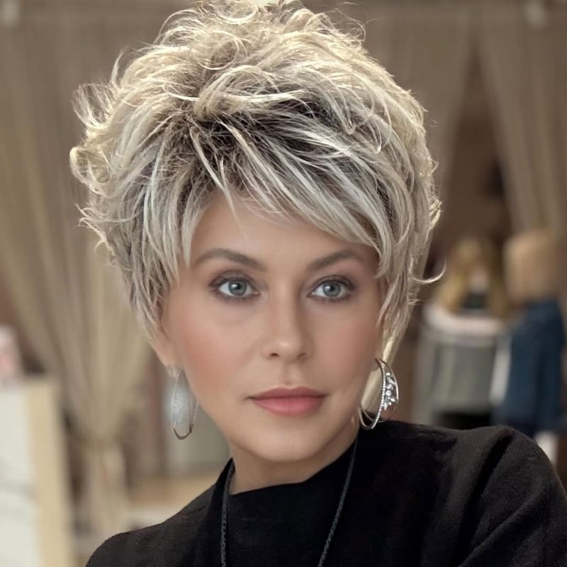 Pixie ébouriffé