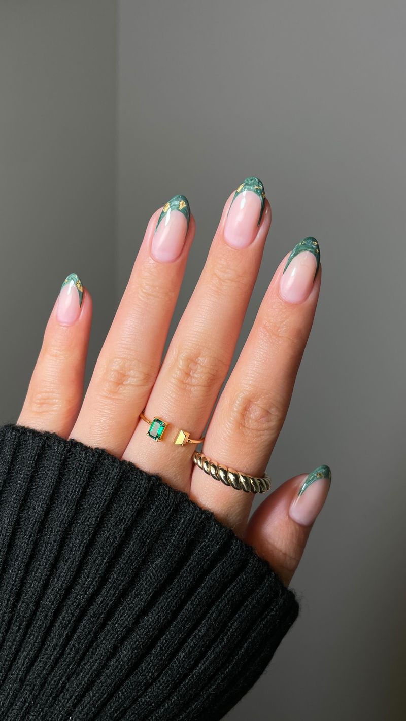 Marble French Tips