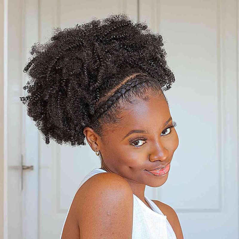 Flat-Twisted Crown With Puff