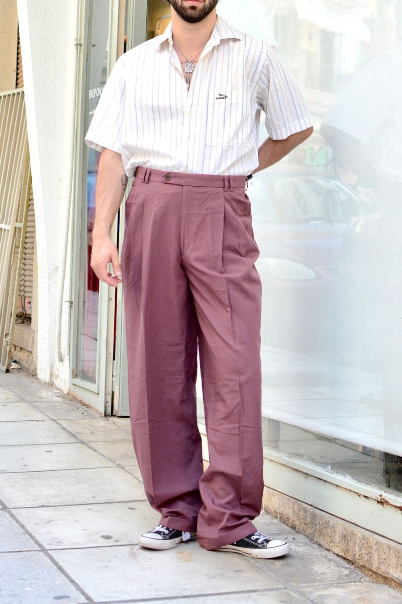Pleated Pants