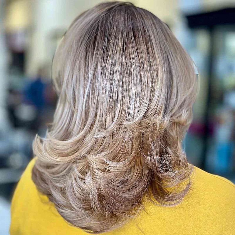 Layered Cut with Flipped Ends