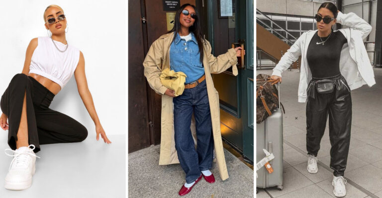 16 Casual And Elegant Pant Trends Fashion People Everywhere Are Wearing With Flats And Sneakers