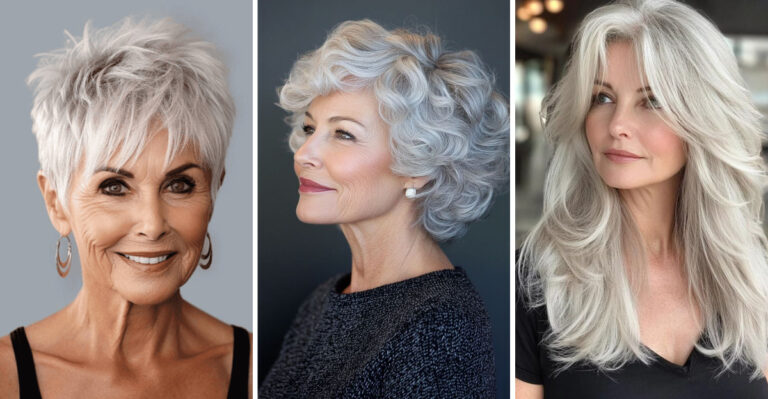 16 Hairstyles For Older Women That Minimize The Appearance Of Wrinkles And Sagging Skin Around The Face