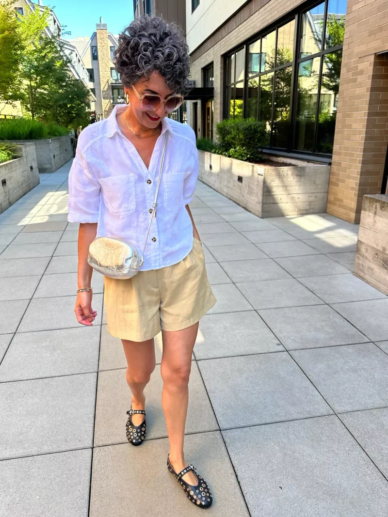 Ballet Flats With Shorts