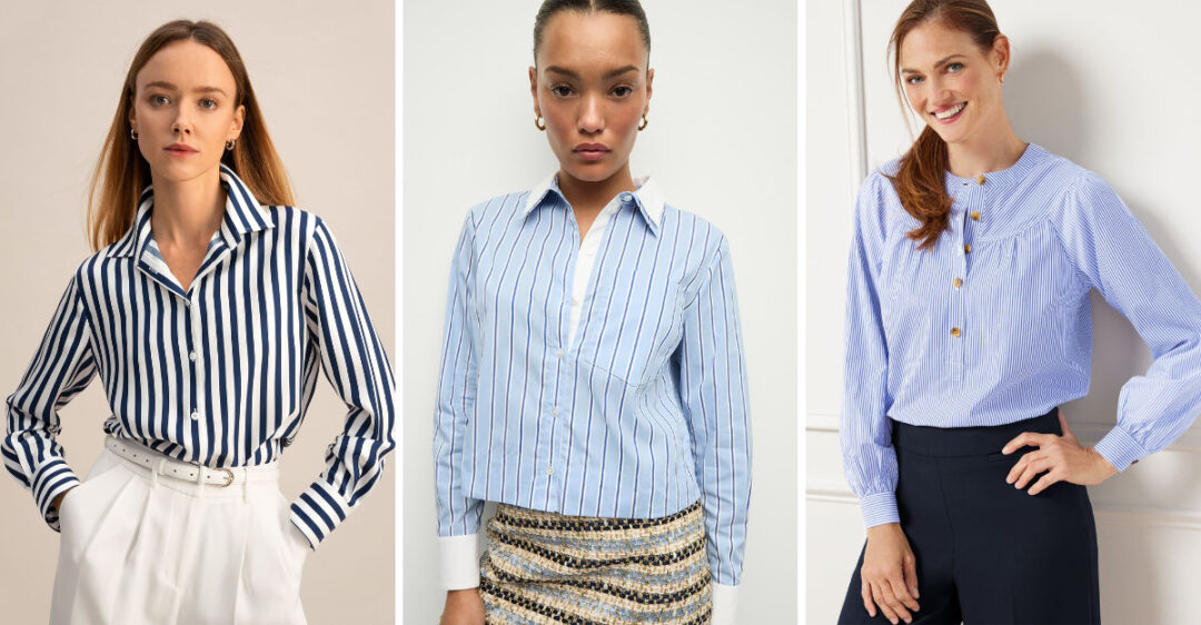 17 Blue & White Striped Shirts That Feel Very Summer 2025