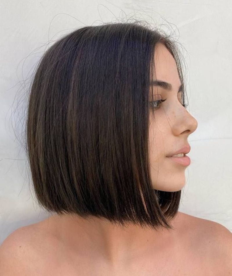 Bob clássico sem corte