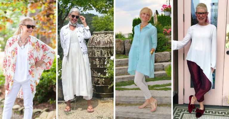 17 Flattering Outfits For Women Over 60 Who Like Loose-Fitting Clothes