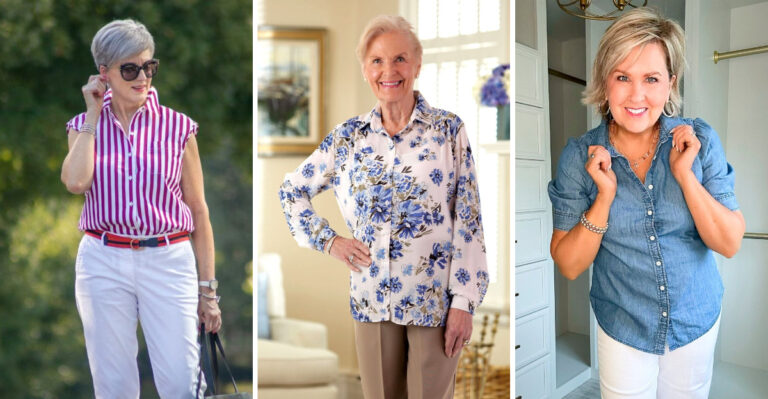 17 Hamptons Boutique-Inspired Tops For Seniors