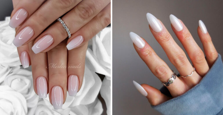 17 Milk Manicure Ideas For A Creamy, Neutral Spring Nail Look