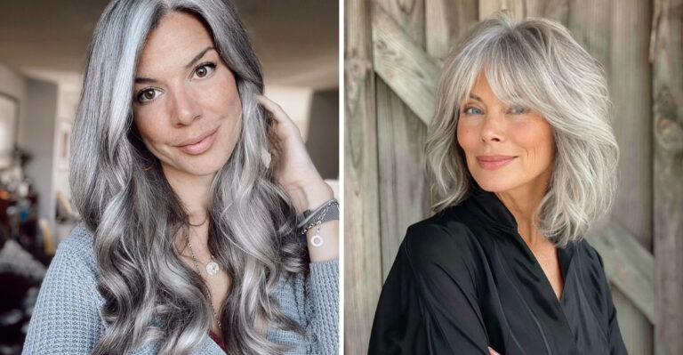 17 Styles That Make Gray Hair The Star Of Your Look