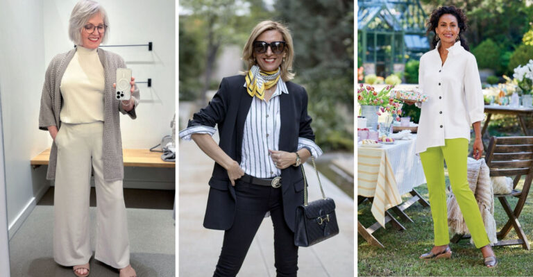 17 Ways To Wear Loose Tops Without Looking Frumpy (A Guide For Women 50+)