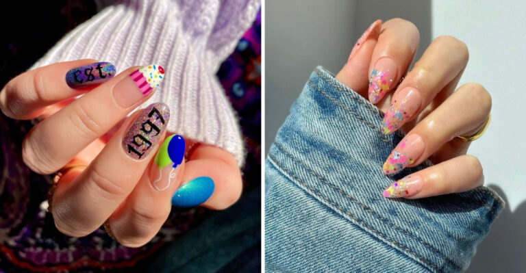 18 Birthday Nail Ideas To Try This Year, From Chrome To Confetti And More