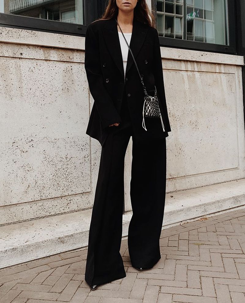 The Slouchy Black Suit