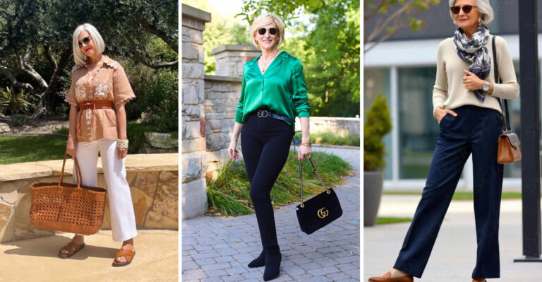 18 Chic Ways To Style Blouses For Women Over 60