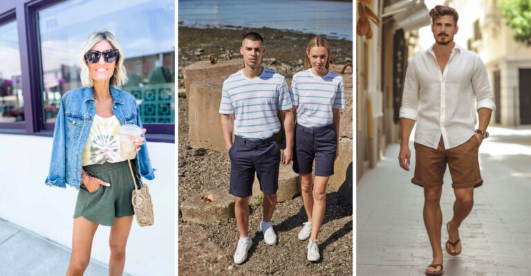 18 Chino Shorts Outfits That Work From Brunch to Date Night