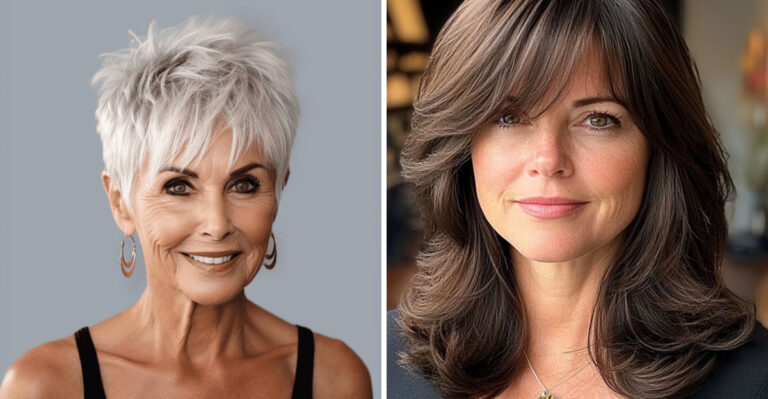 18 Haircuts That Help Hide Fine Lines and Wrinkles Around Your Face