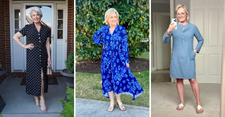 18 Loose And Flattering Linen Dresses For Seniors That Feel Like A Cool Breeze